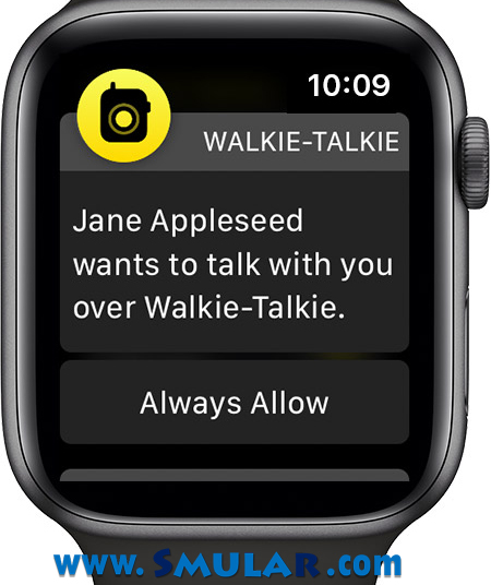 walkie talkie app how to accept invivations